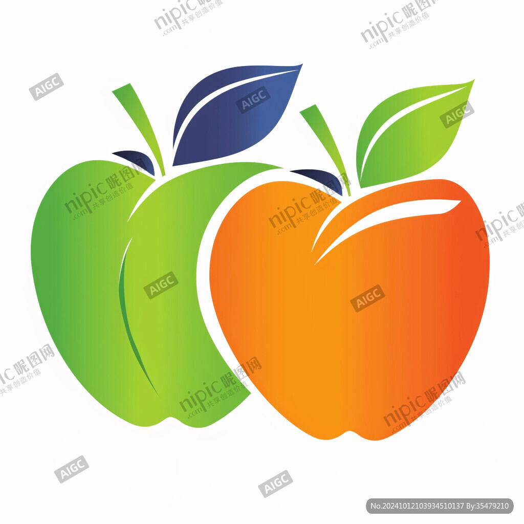 蘋果橘子logo