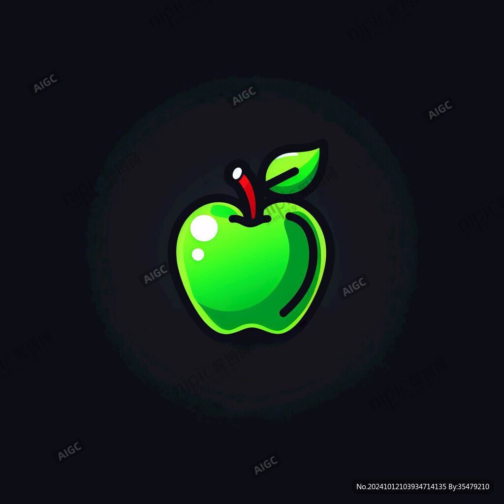 青蘋果紅蘋果logo
