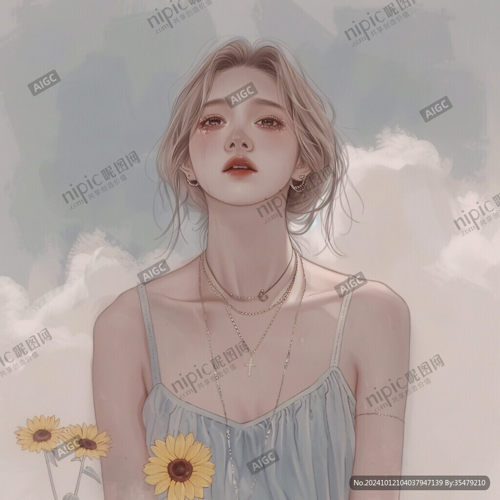 高級感女插畫