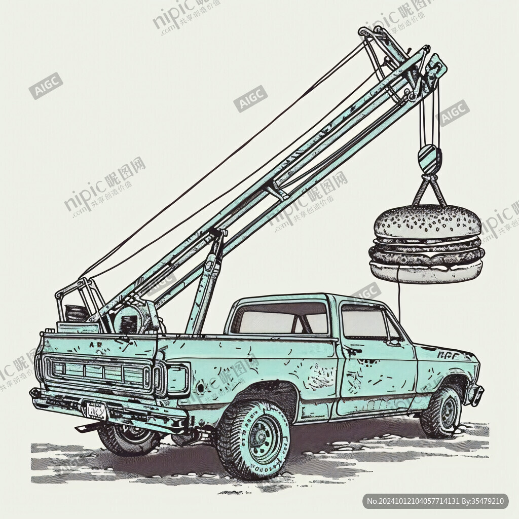 手繪吉普車