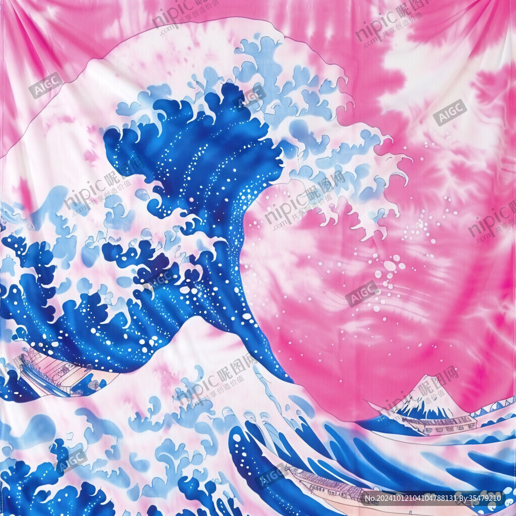 波濤海濤壁畫海波海浪