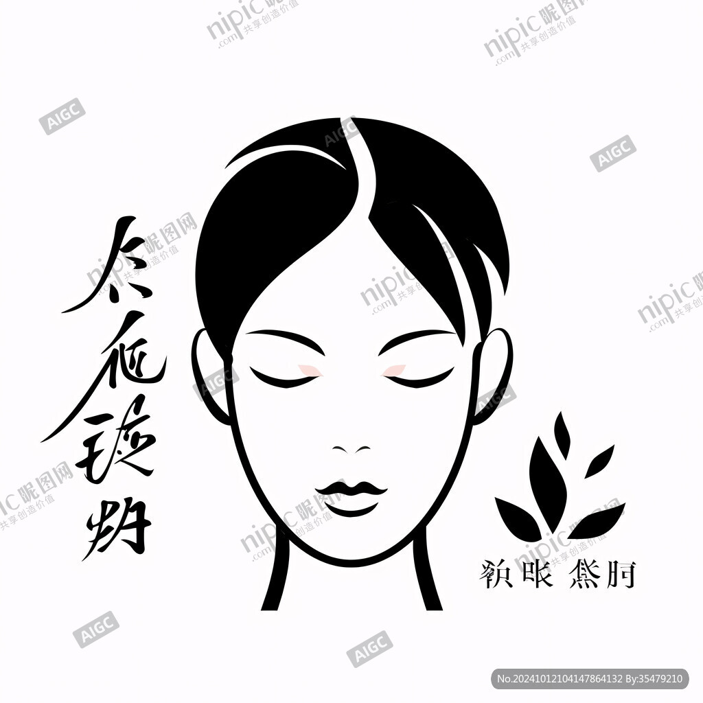 女裝標(biāo)志面膜logo