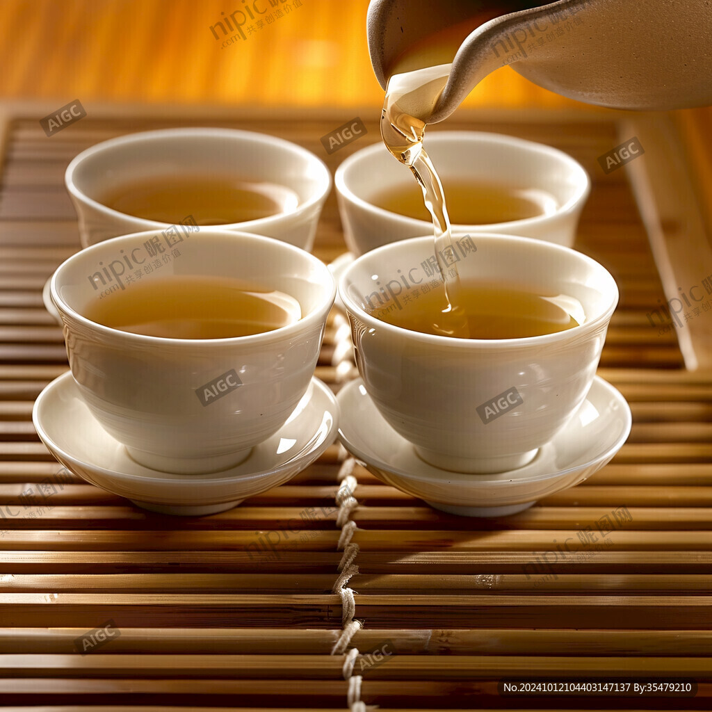 喝茶品茶茶杯