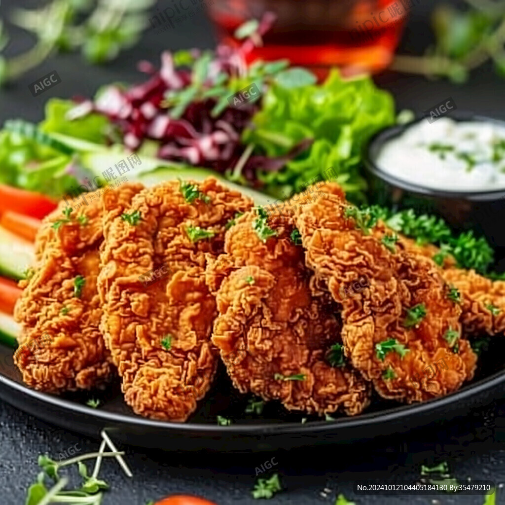 酥炸雞拼盤