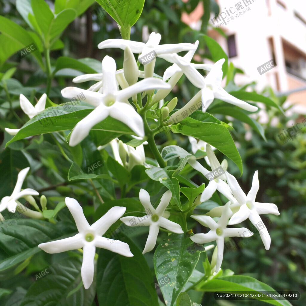 桅子花大圖