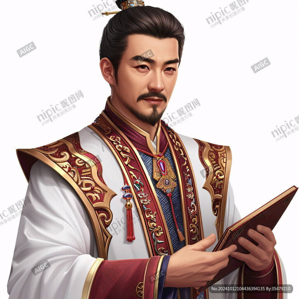 卡通古代皇帝