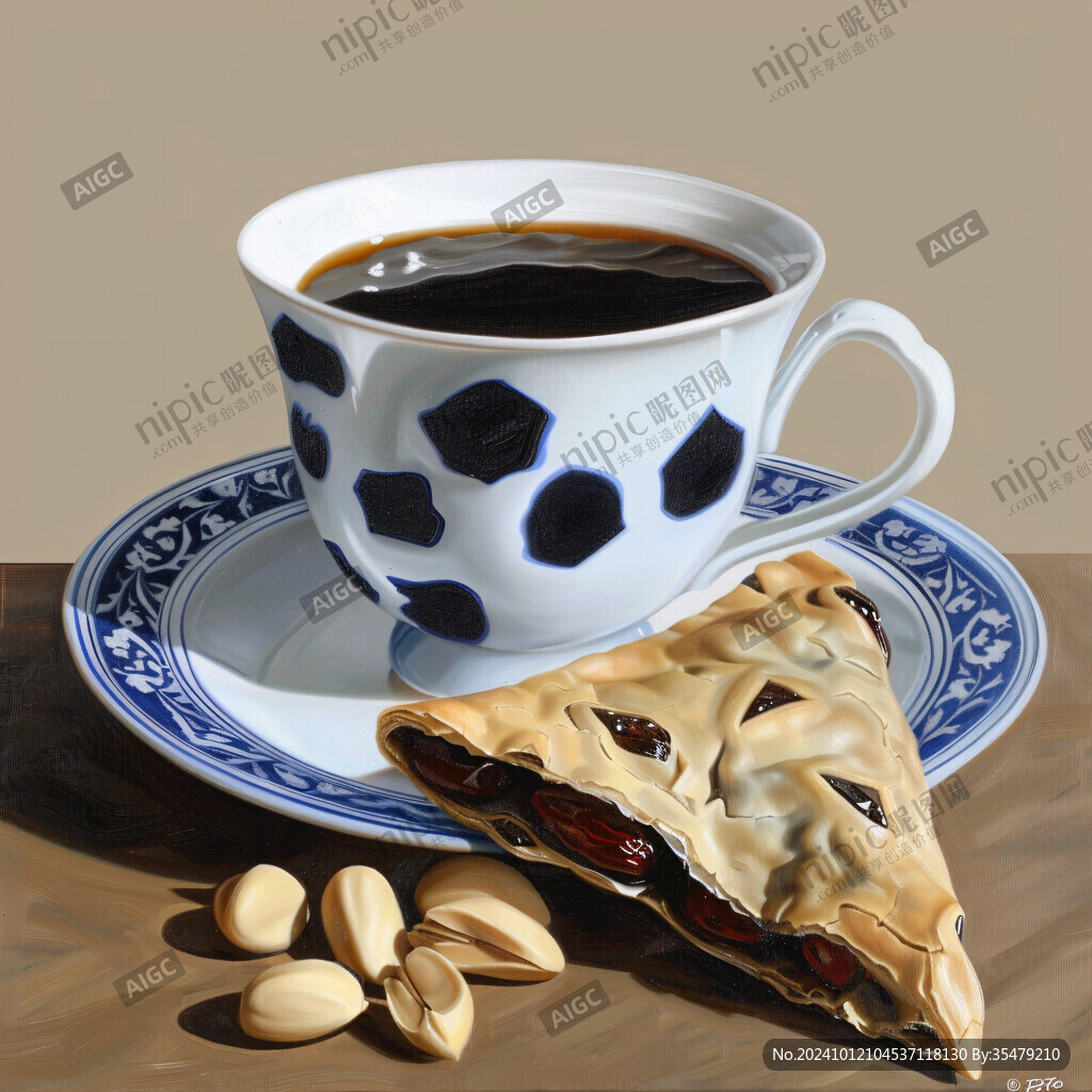 插畫(huà)西式早點(diǎn)