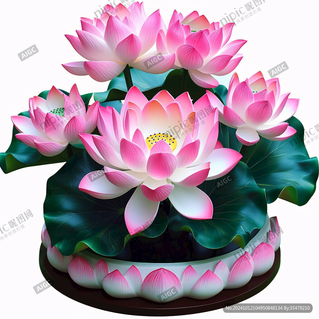 寫實(shí)畫蓮花睡蓮