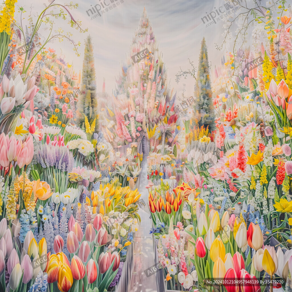 唯美郁金香園藝展覽