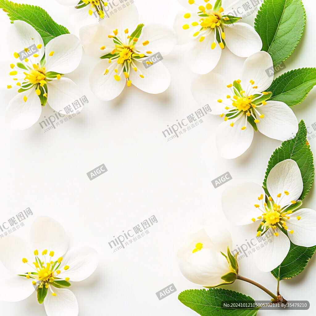 白色杏花梨花花瓣