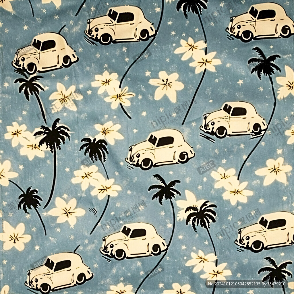 可愛汽車圖案