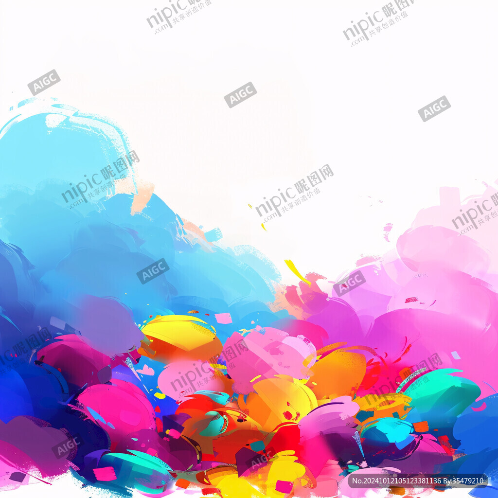 彩色水墨創(chuàng)意時(shí)尚現(xiàn)代