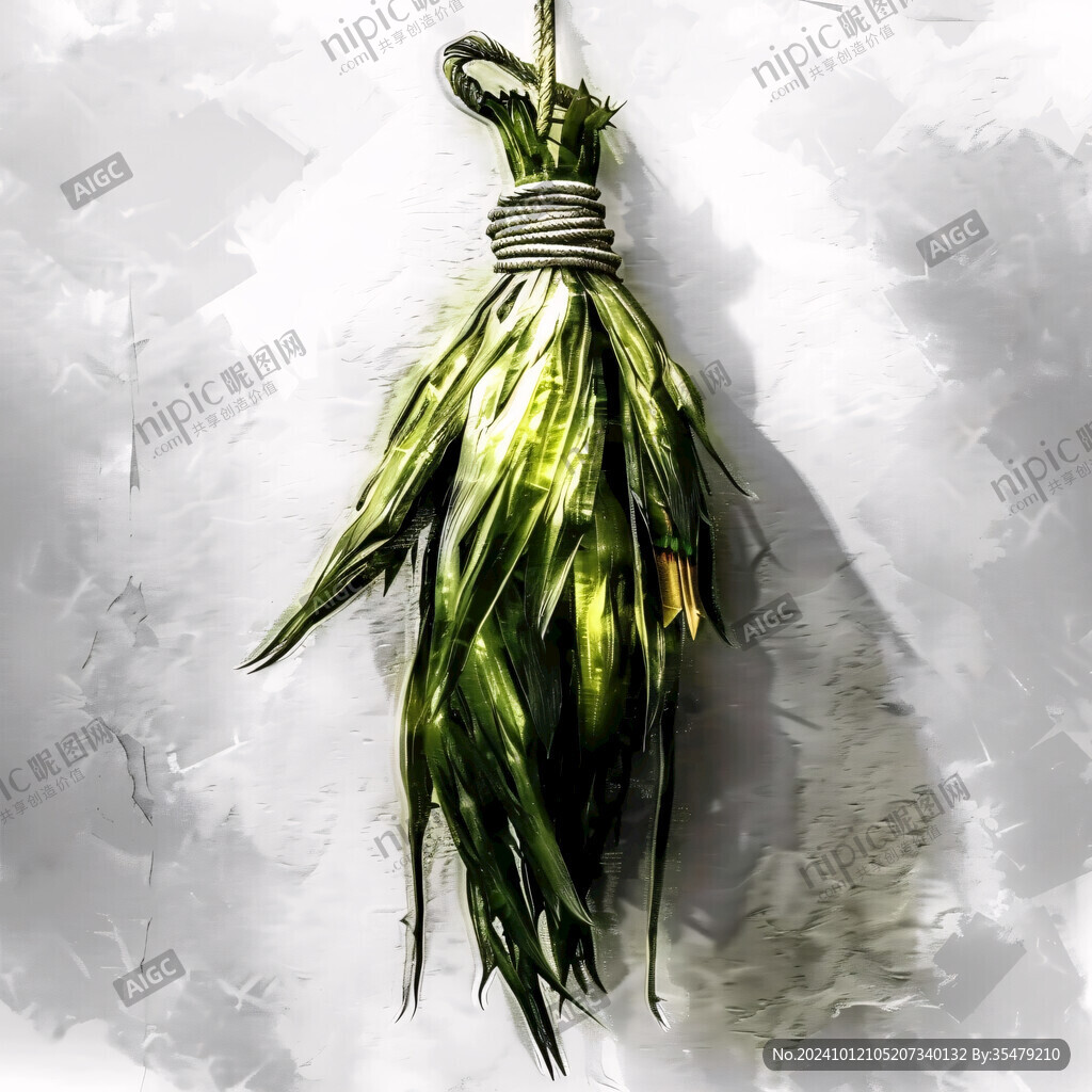 手繪竹子粽子