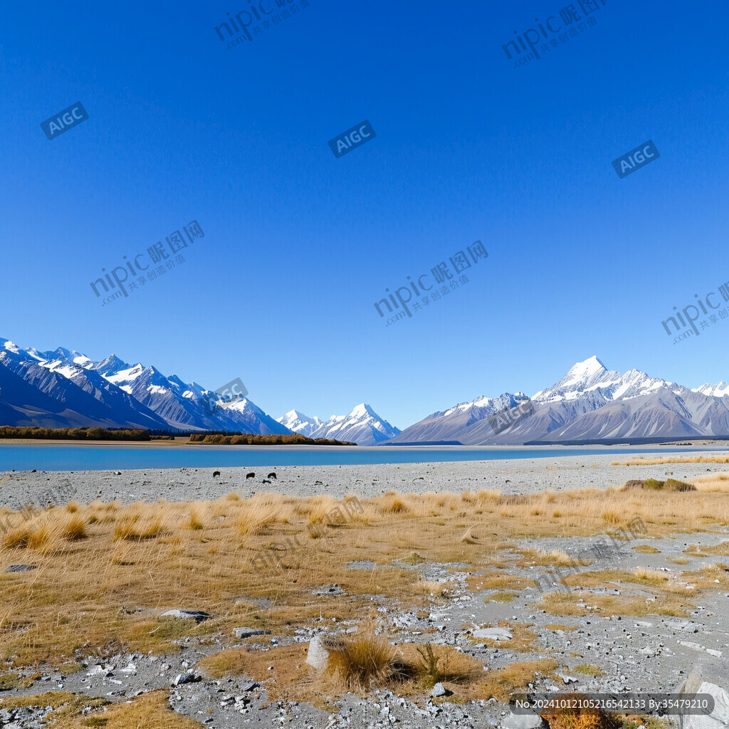 新西蘭哈威亞湖風(fēng)景