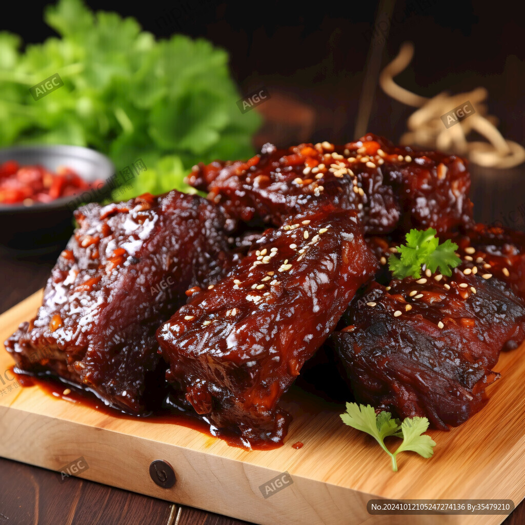 秘制排骨醬香大排食品