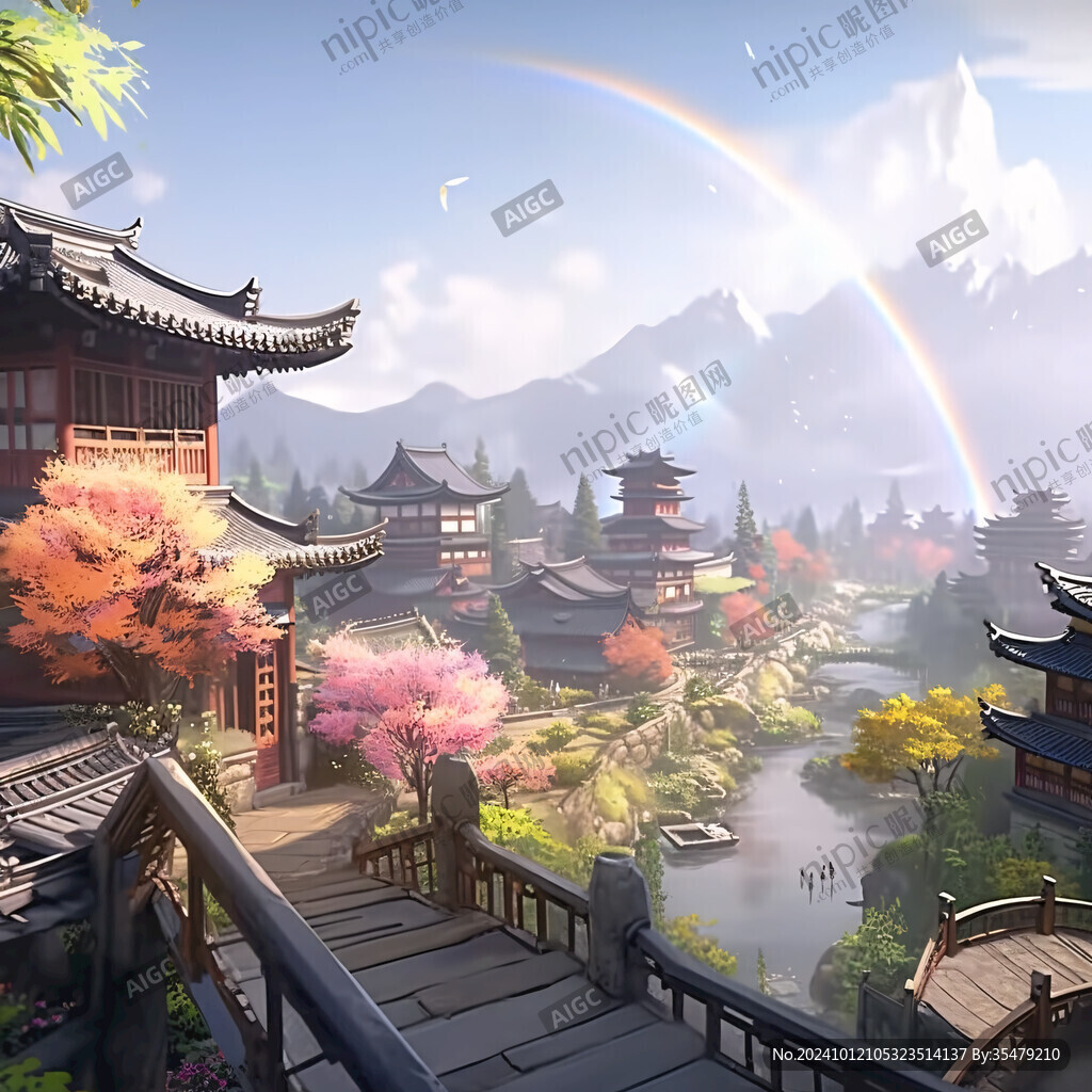 中國(guó)風(fēng)場(chǎng)景