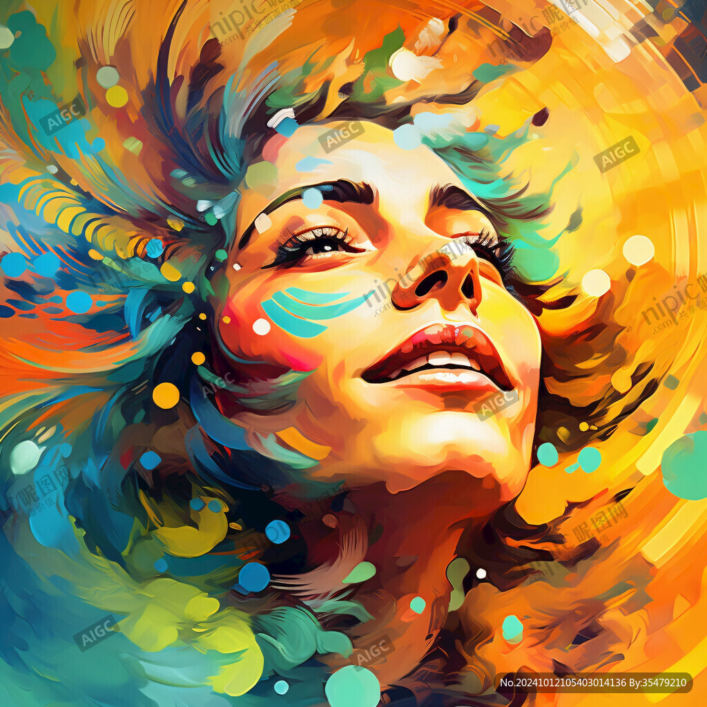 美女潮流插畫