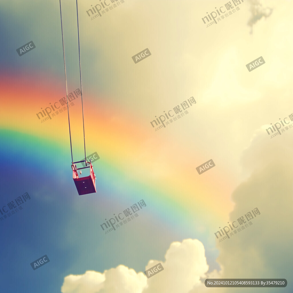 天空懸掛的彩虹