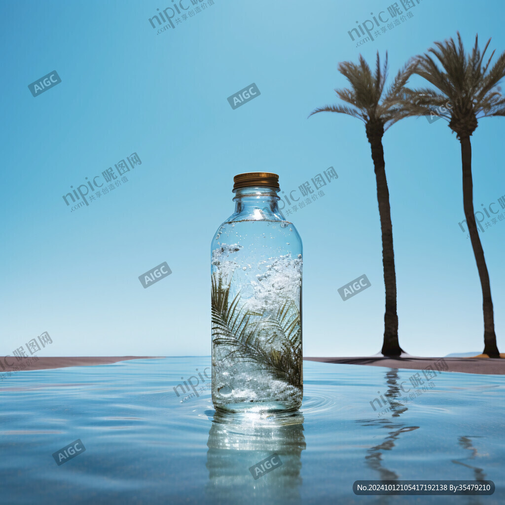 沙灘漂流瓶