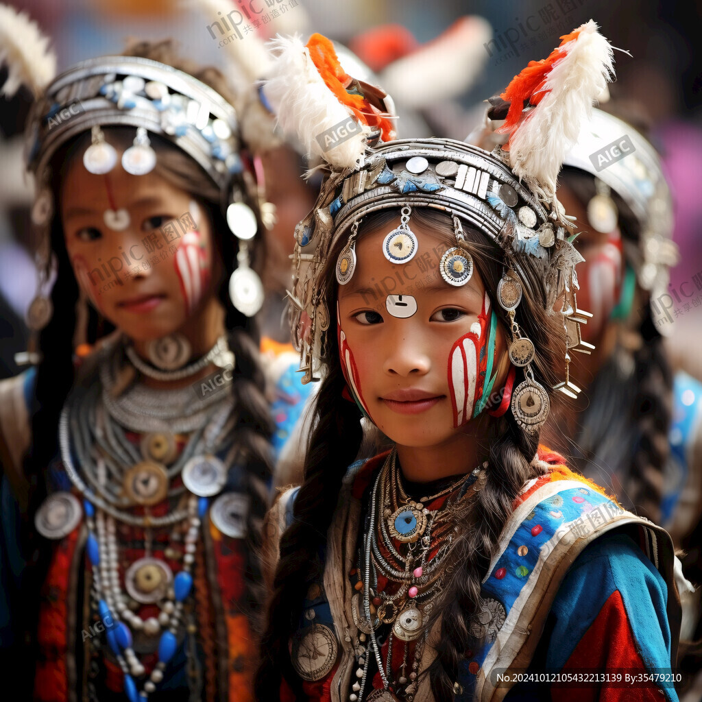 少數(shù)名族少女