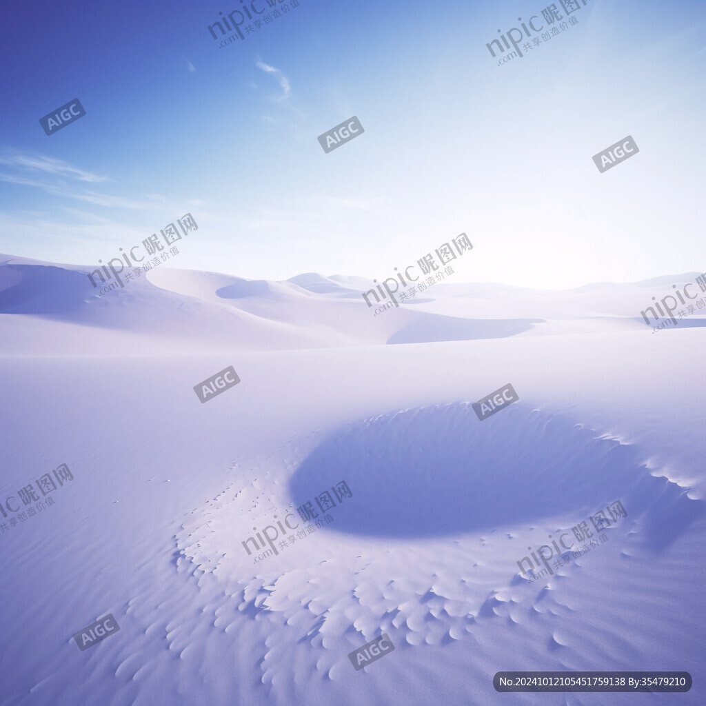 綿延沙丘沙漠曲線