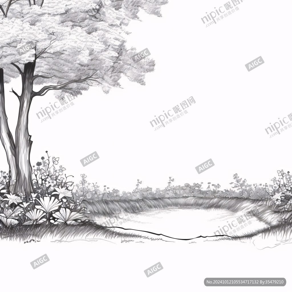 人物景物樹木