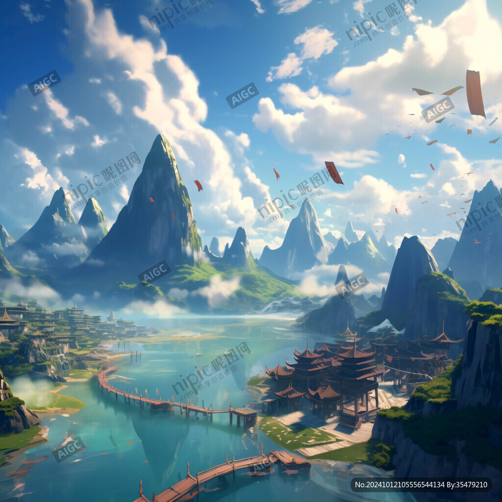 中國風(fēng)場(chǎng)景