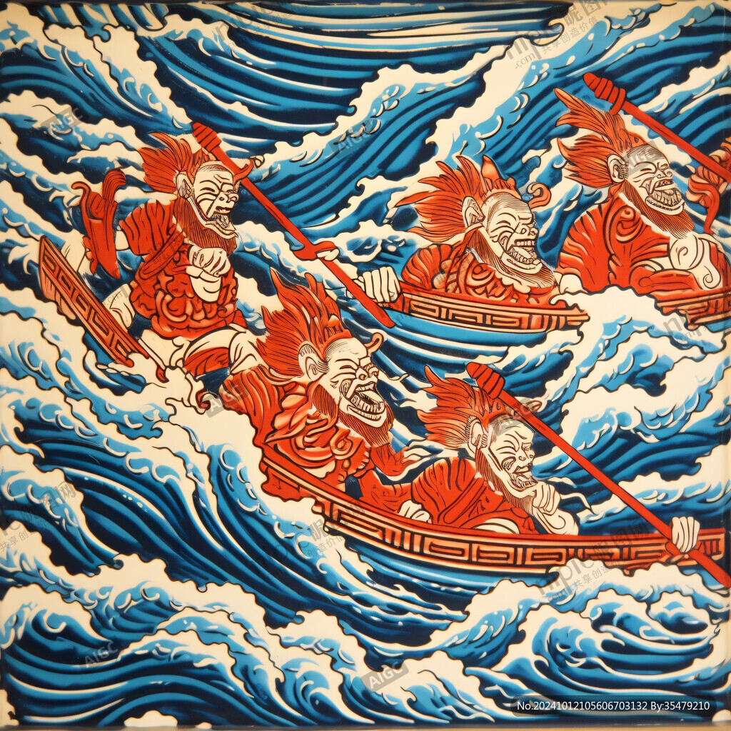 八仙過海紋