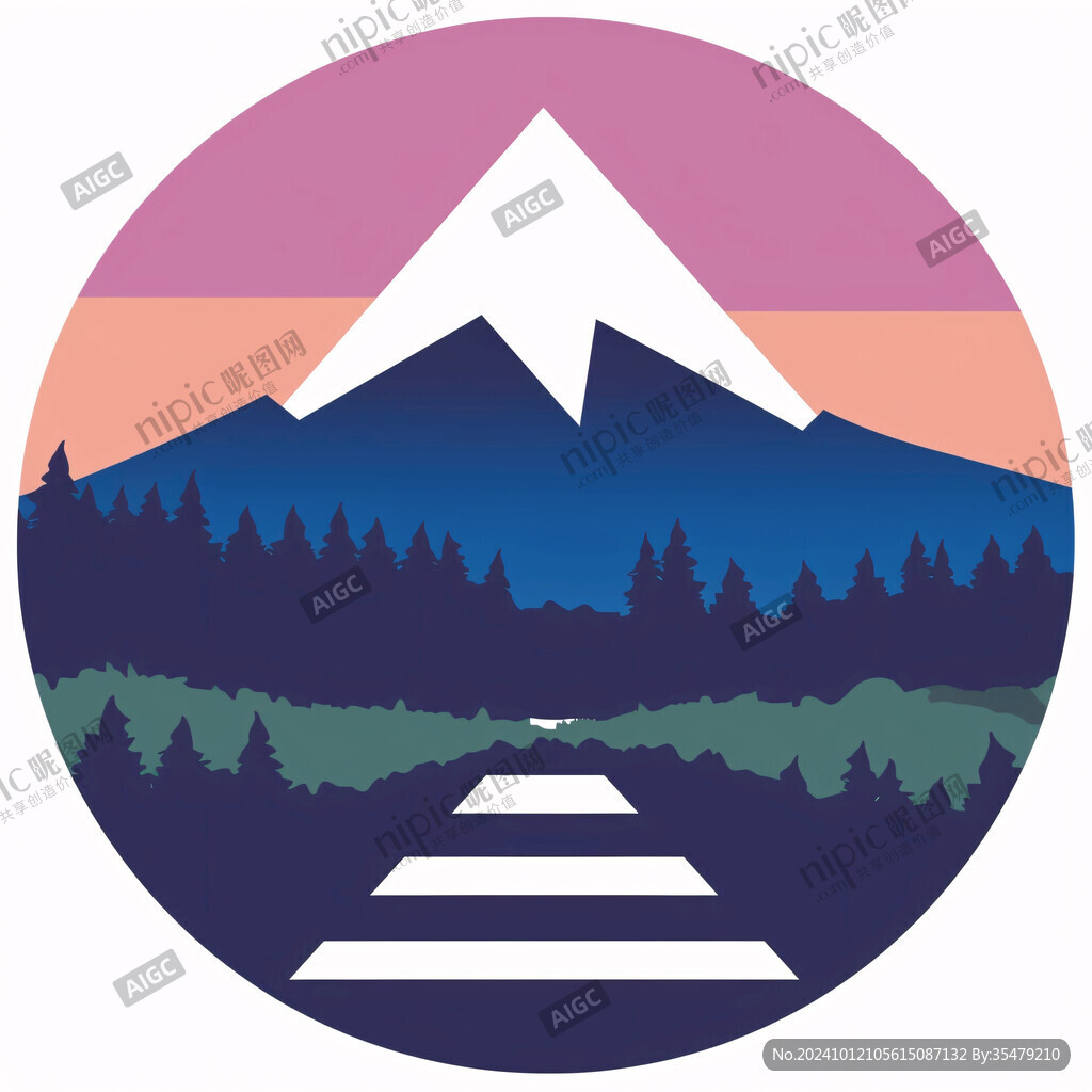 大山高山群山logo
