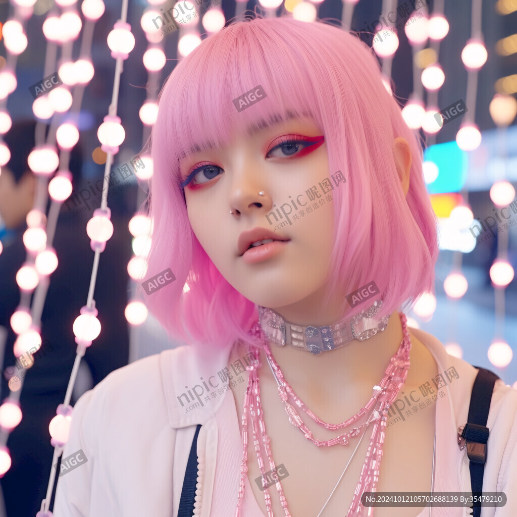 粉色頭發(fā)少女