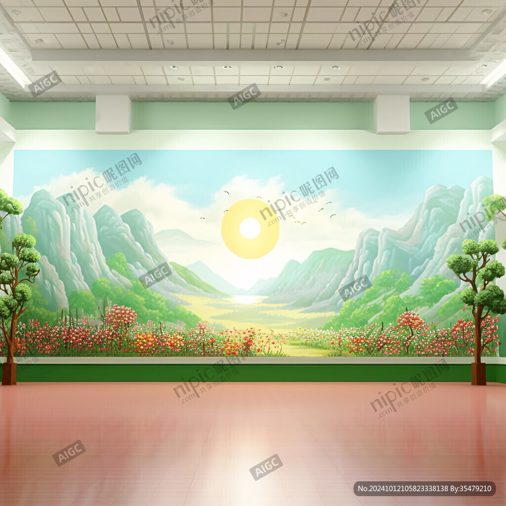 婦女兒童醫(yī)院墻畫
