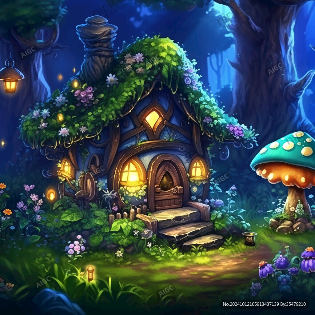 童話森林主題場景