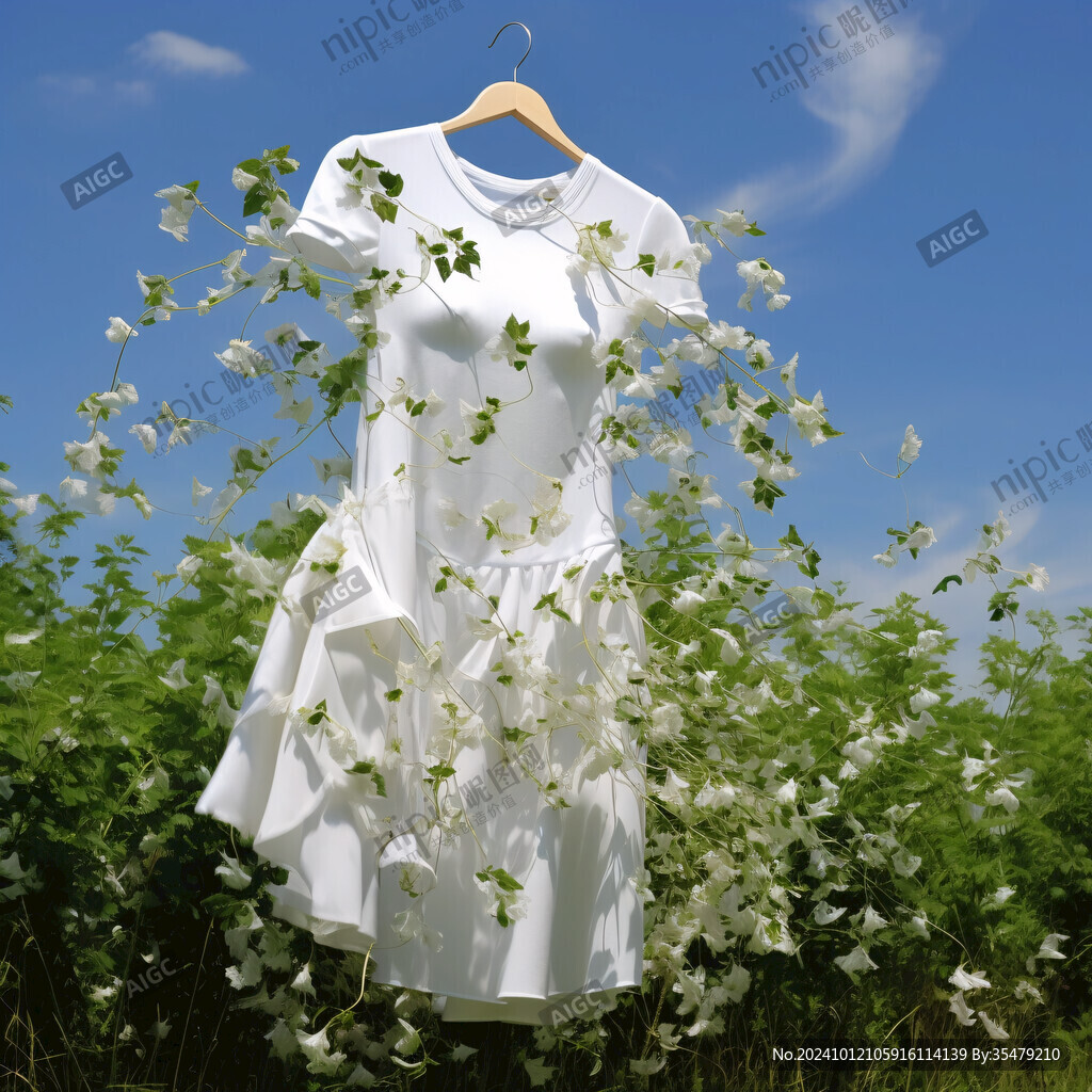 小菊花連衣裙