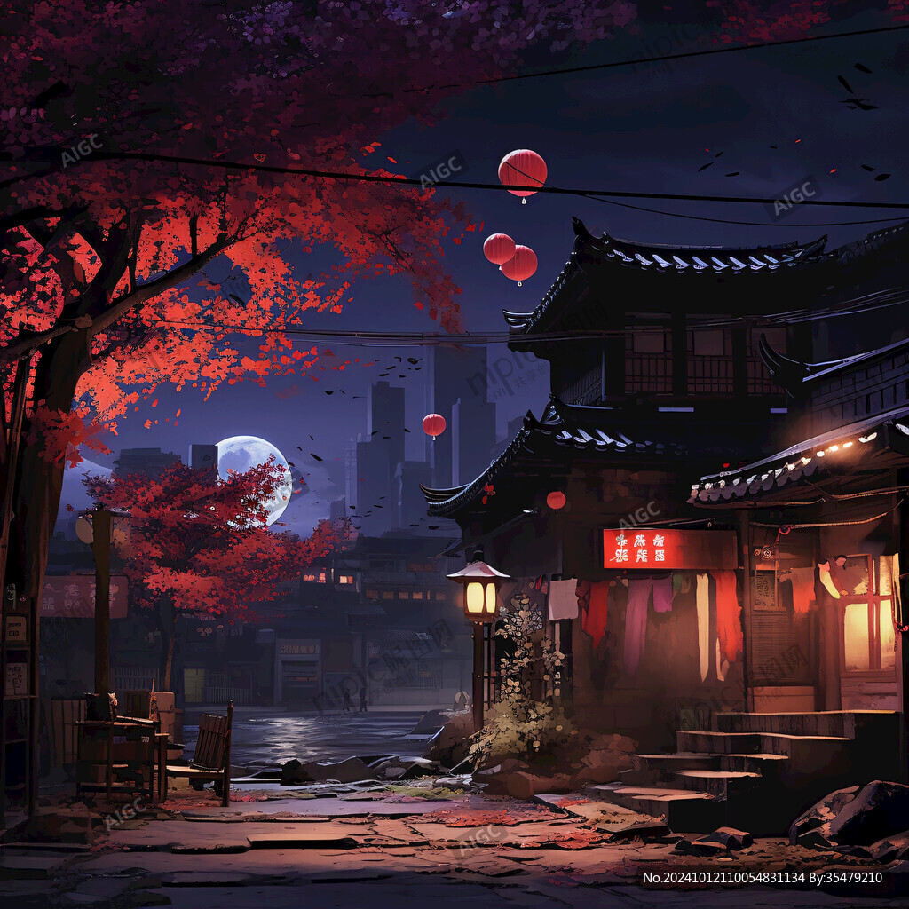 中國風(fēng)場景