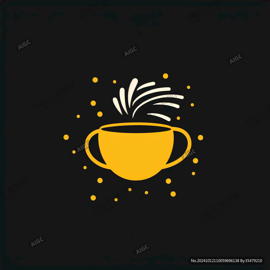 茶杯標志設(shè)計