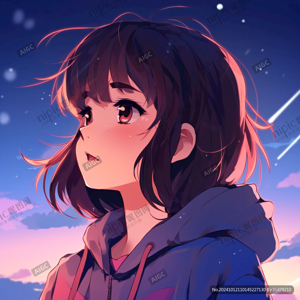 動漫女孩插畫