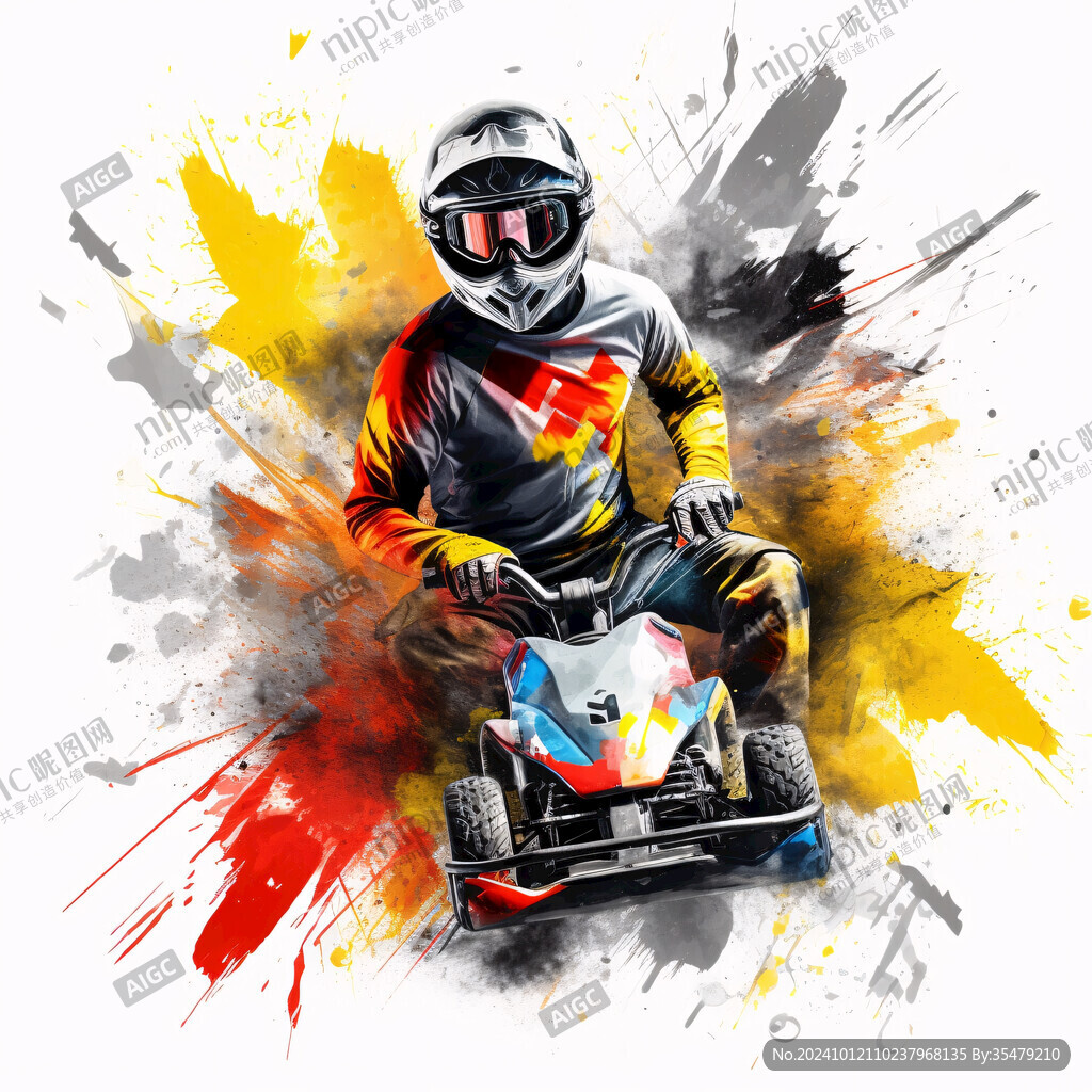 手繪賽車手