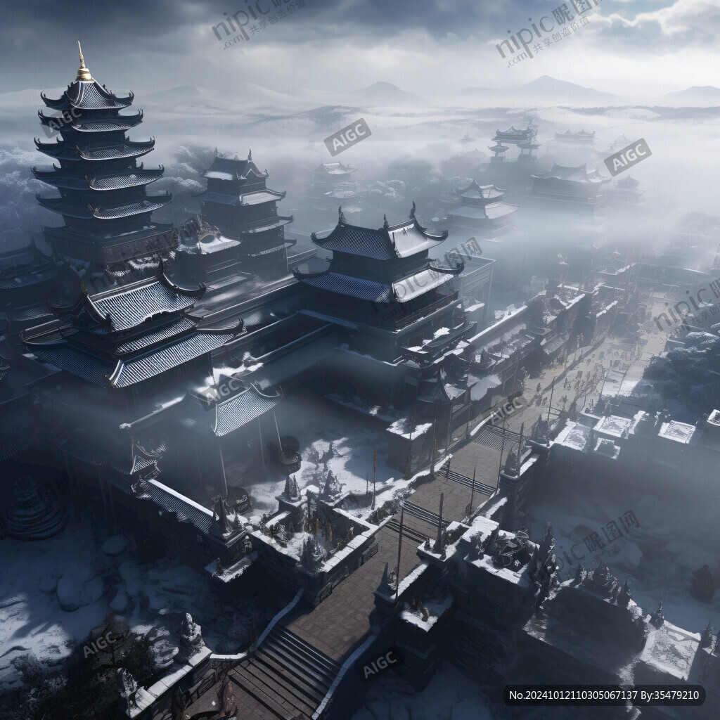 宏大寺廟場景