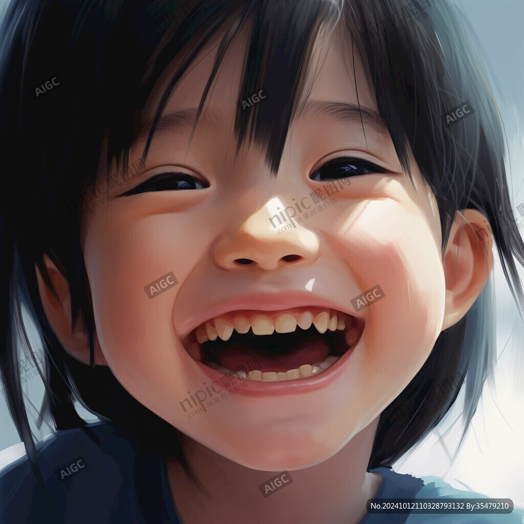 孩子的微笑