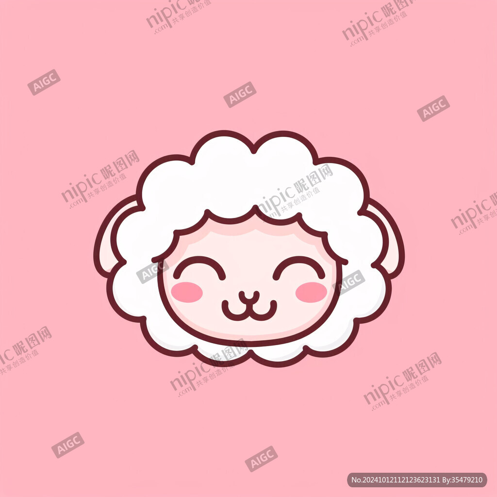 小羊卡通標(biāo)志商標(biāo)