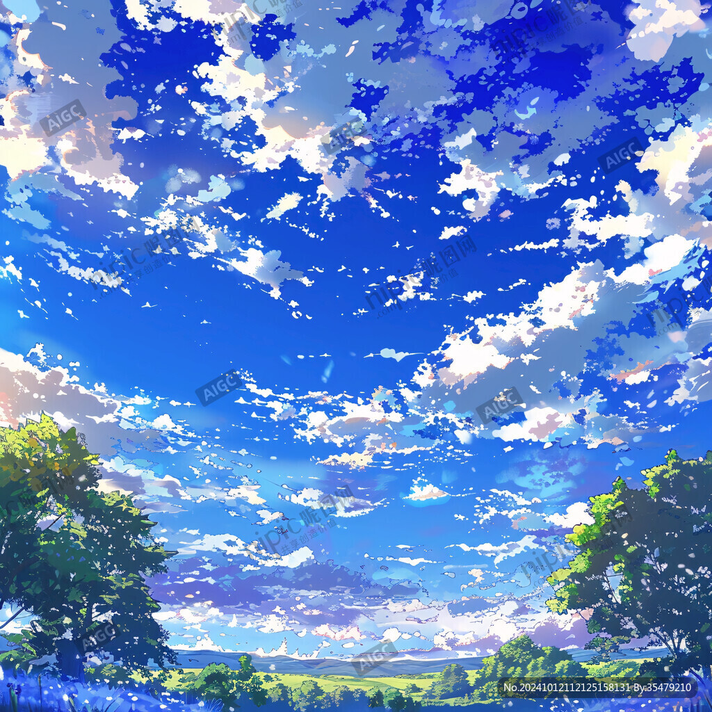 動漫天空素材