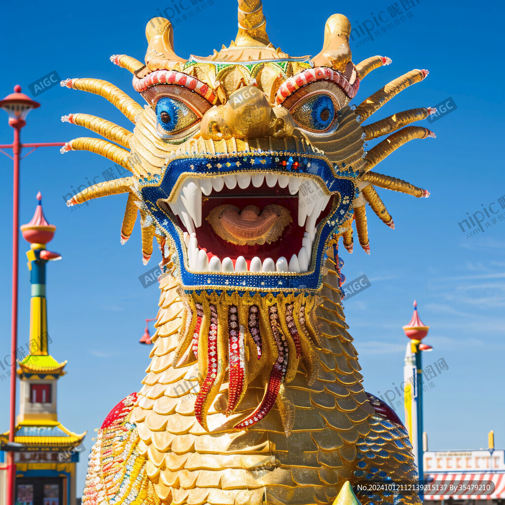 龍年春節(jié)巨龍雕塑