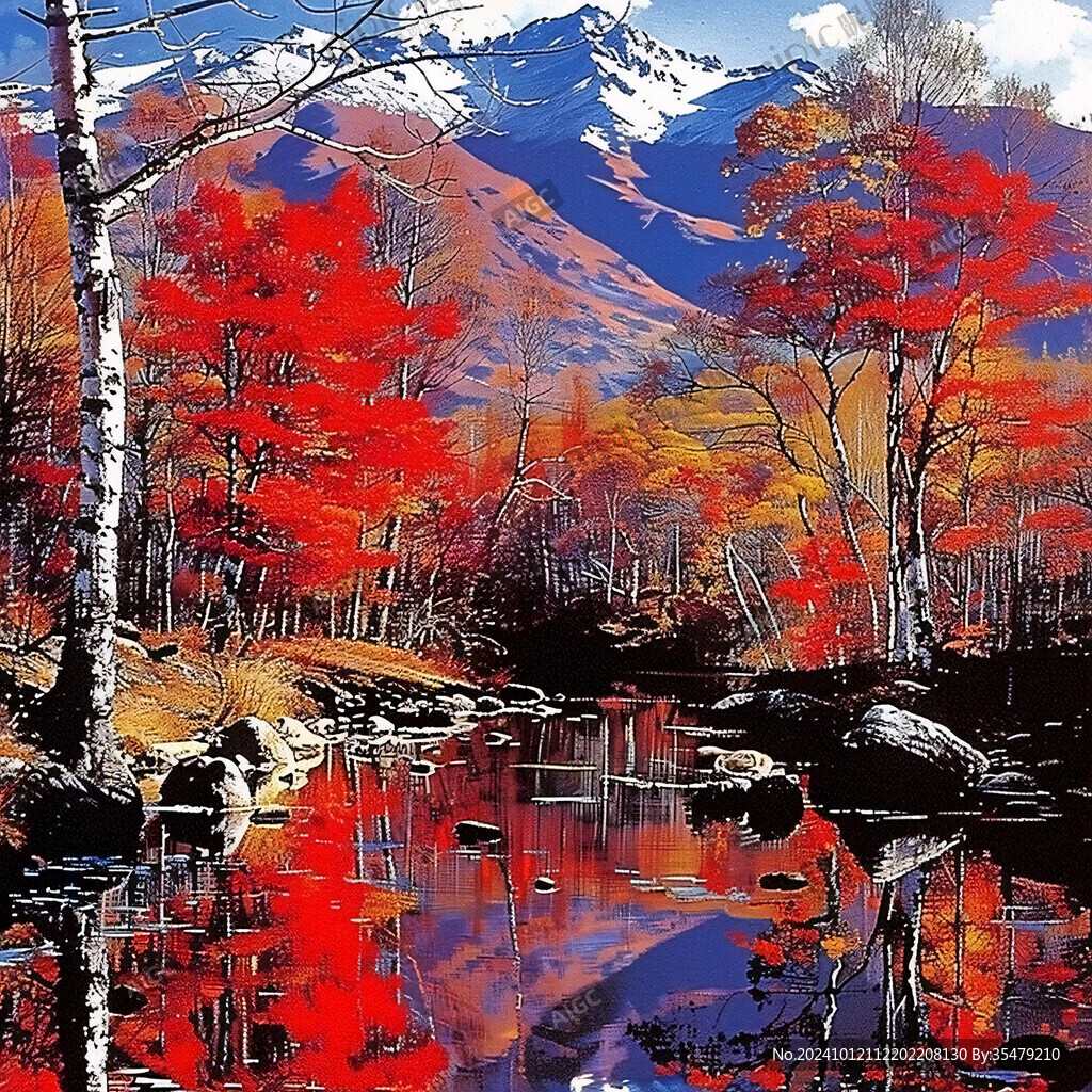 山里紅裝飾畫