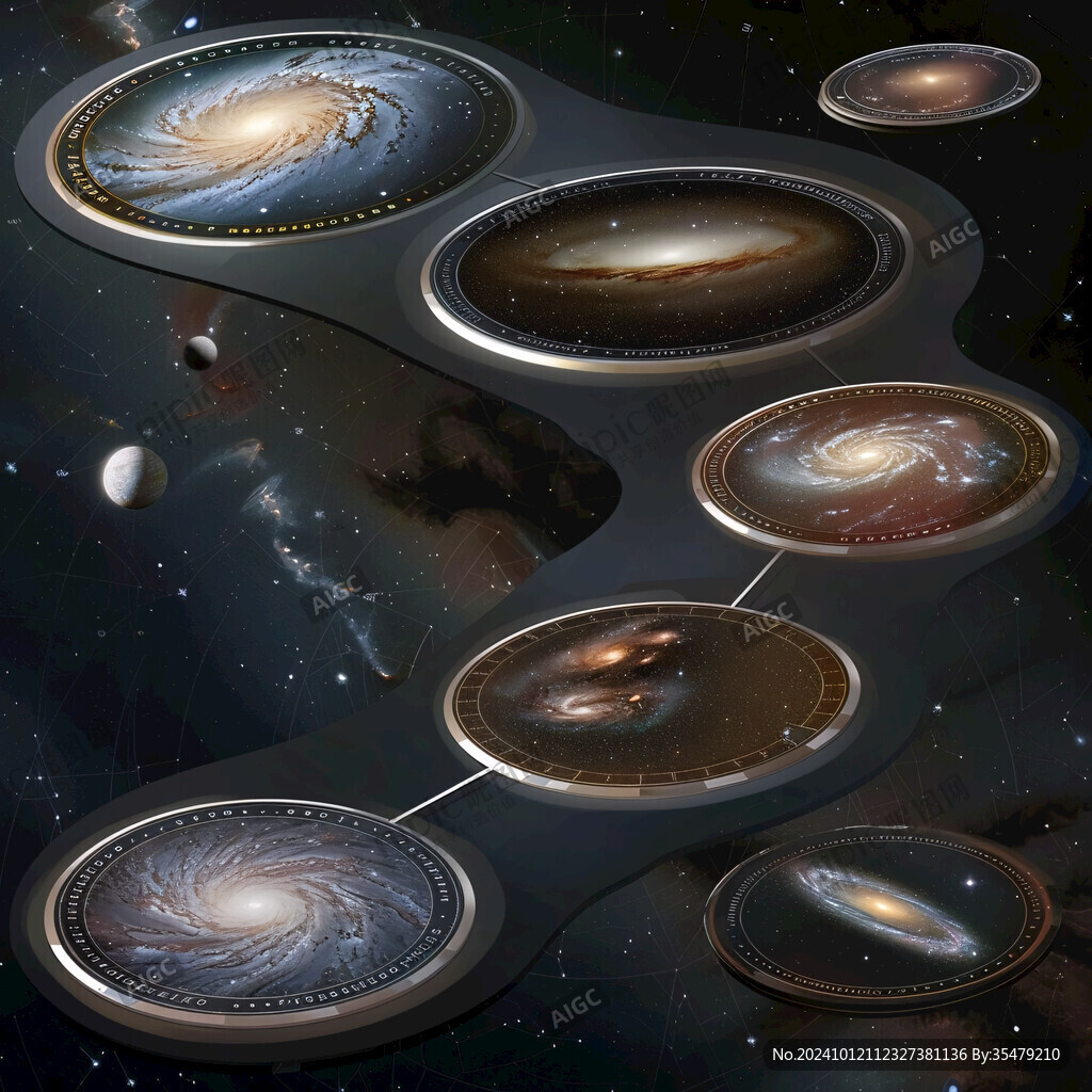 星系演化圖片
