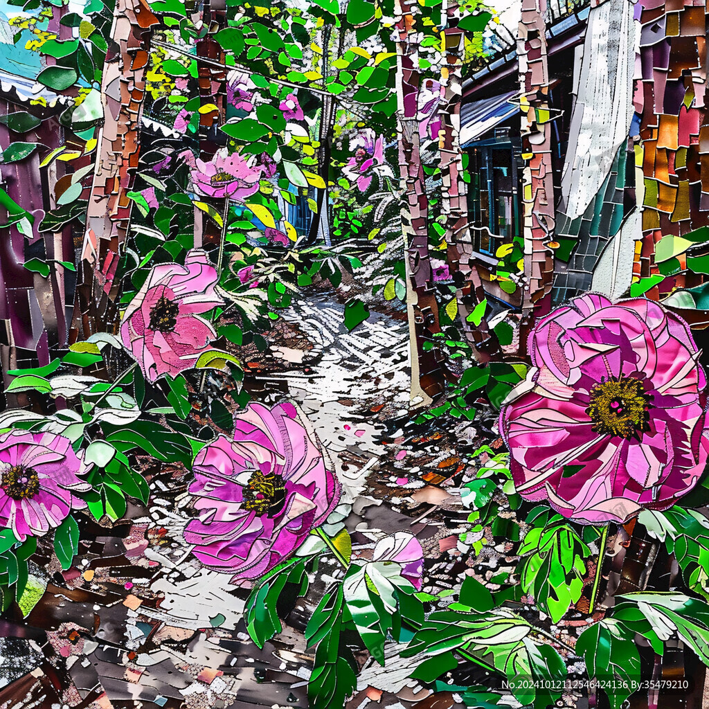 花店壁畫