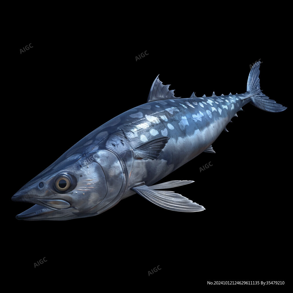 鱘龍魚插畫