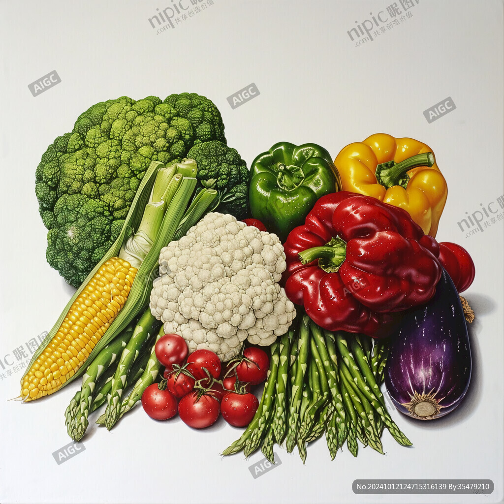蔬菜效果圖
