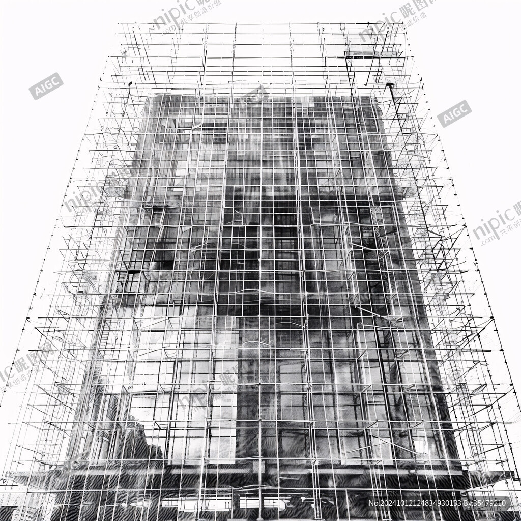 樓體網格效果