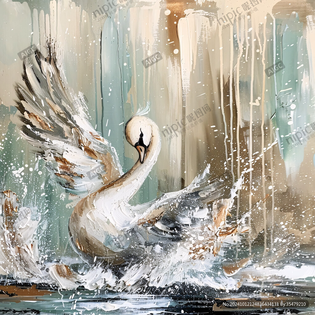 天鵝湖插畫