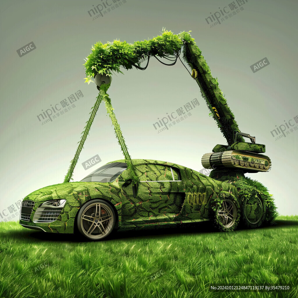 綠色植物汽車